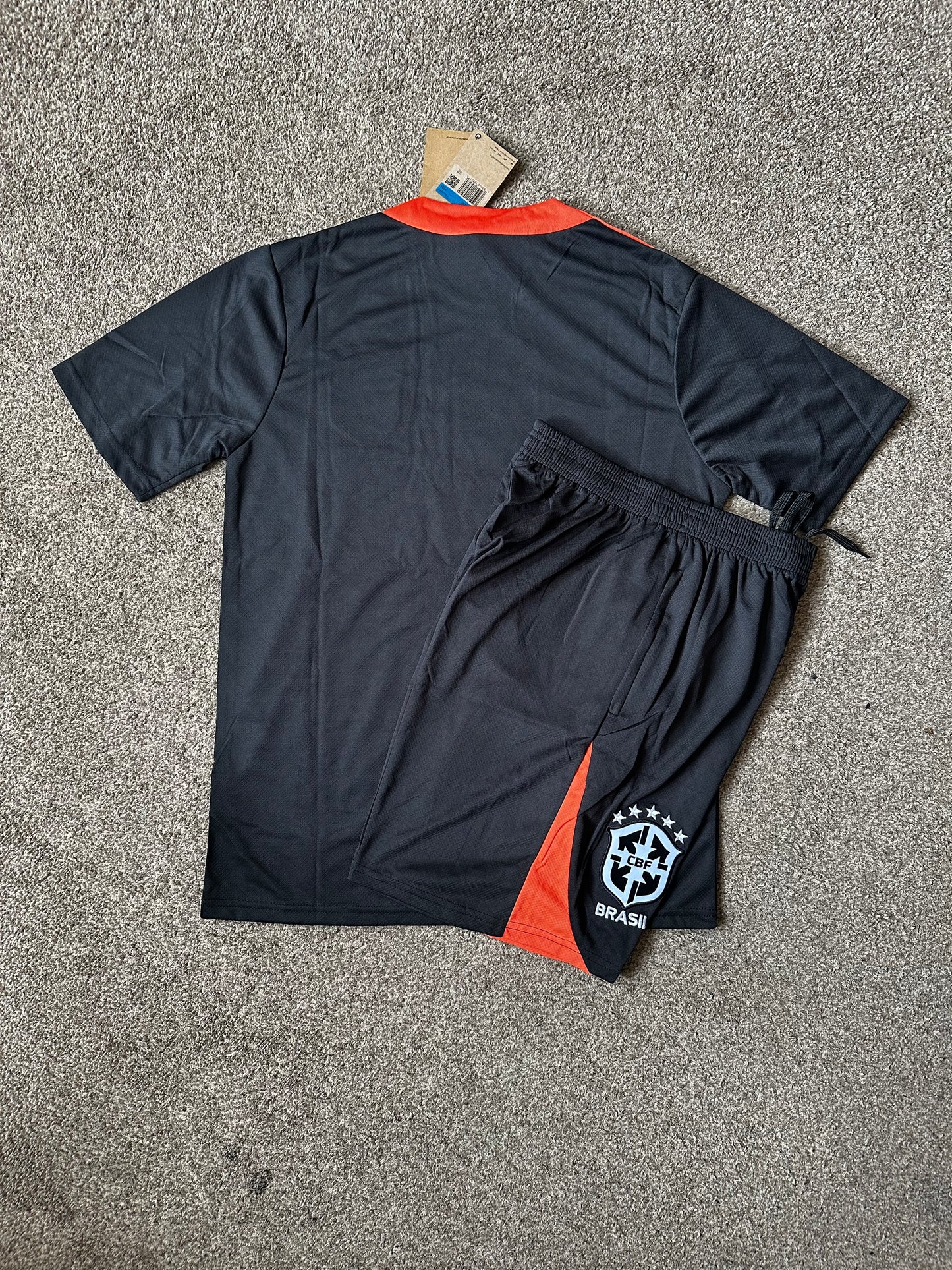 Brazil 2025/26 Black & Orange Training Set
