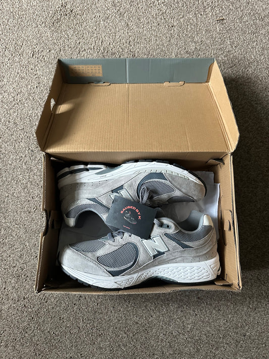 2002r New Balance Mens Trainers Uk Steel Lead - Grey