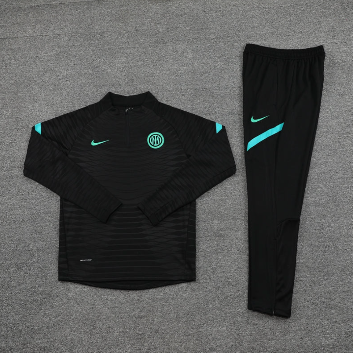 Inter Milan Tracksuit 21/22 - Black/Blue