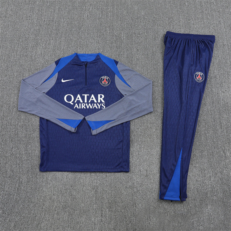 PSG Kids Tracksuit 25/26 - Navy blue/Blue