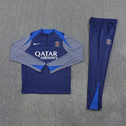 PSG Kids Tracksuit 25/26 - Navy blue/Blue