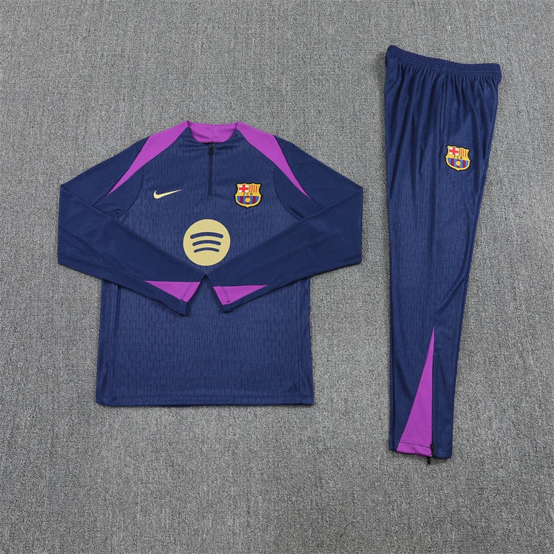 Barcelona Kids Tracksuit 25/26 - Navy/Purple