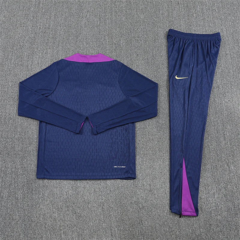 Barcelona Kids Tracksuit 25/26 - Navy/Purple