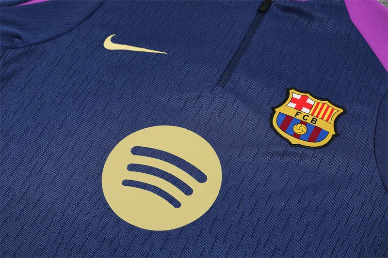Barcelona Kids Tracksuit 25/26 - Navy/Purple