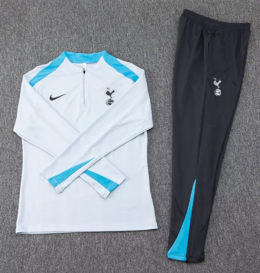 Tottenham Hotspur Tracksuit 24/25 - Light Grey/Baby Blue