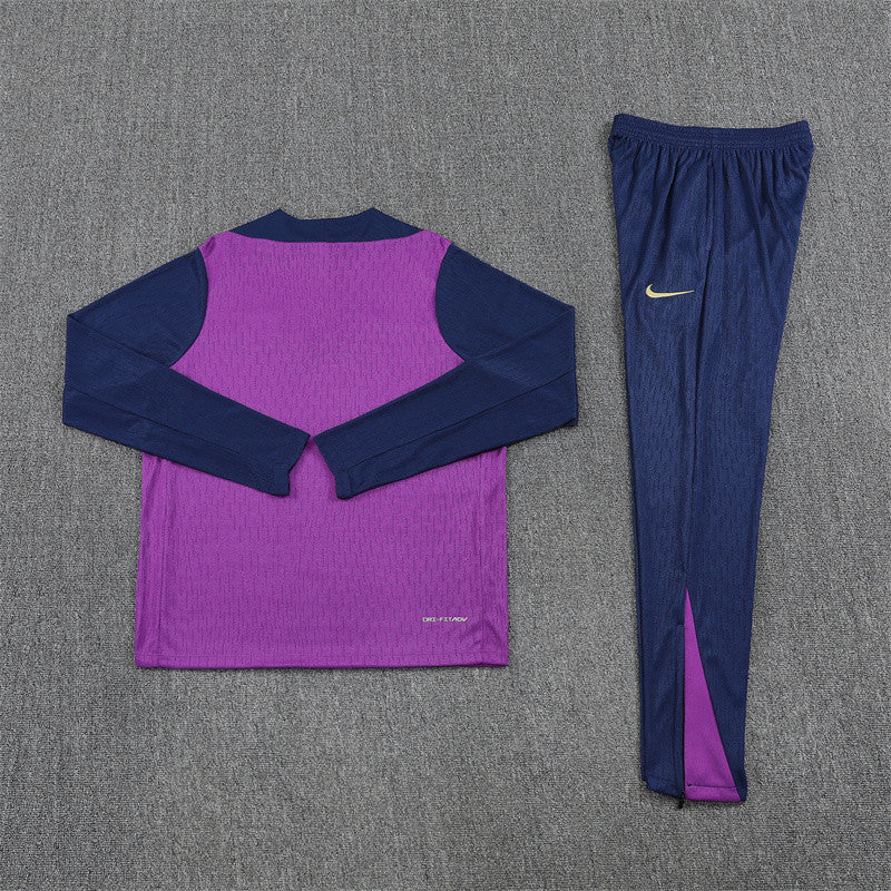 Barcelona Kids Tracksuit 25/26 - Purple/Navy