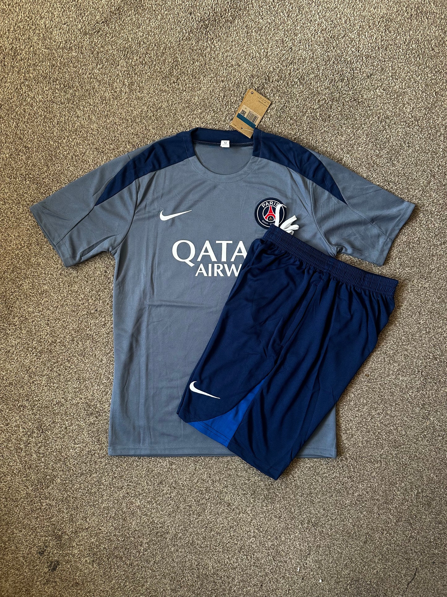 PSG 2025/26 Grey & Navy Training Set