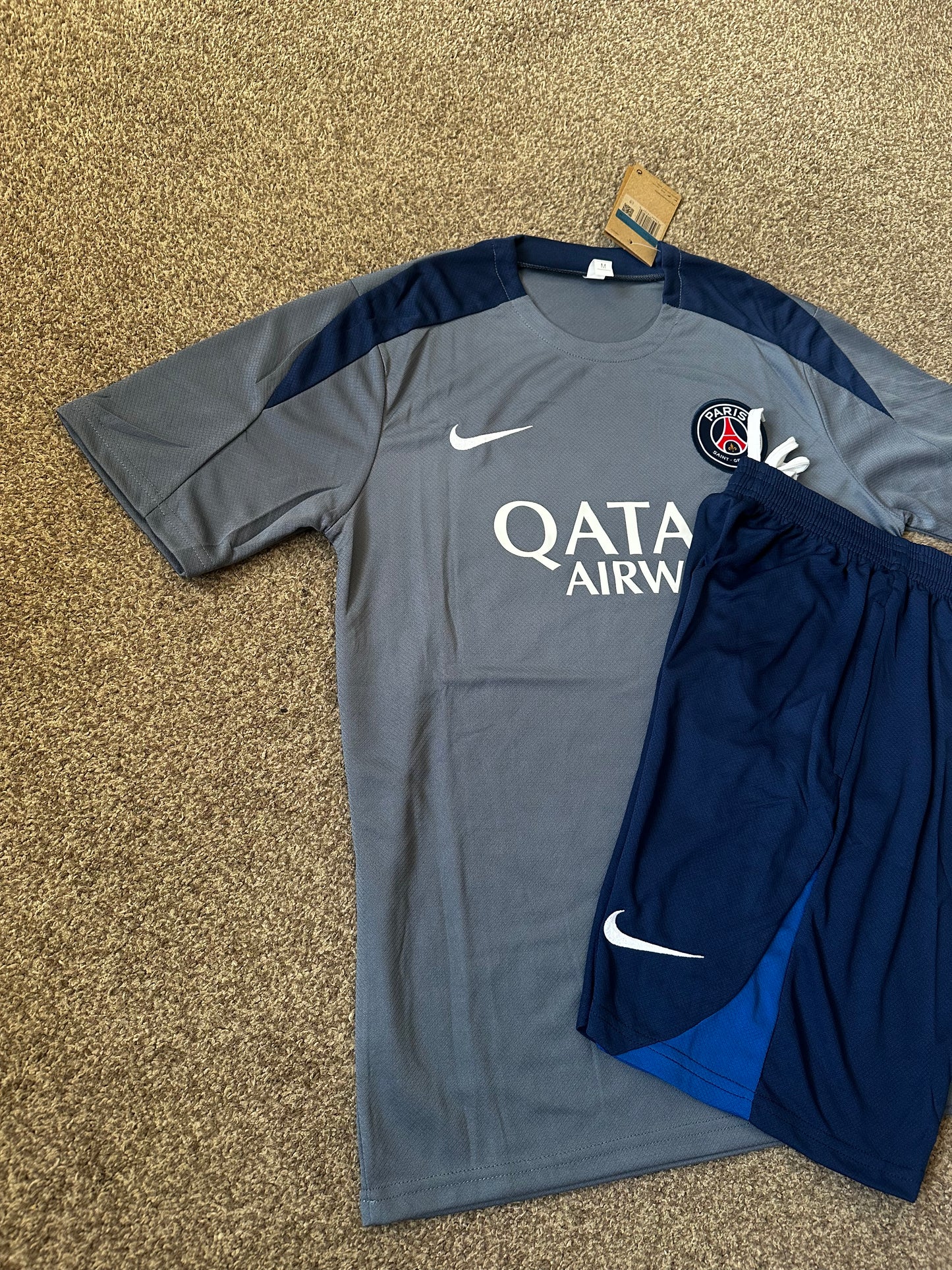 PSG 2025/26 Grey & Navy Training Set