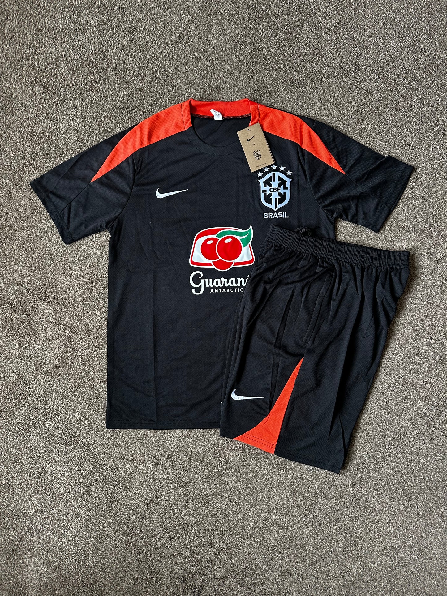 Brazil 2025/26 Black & Orange Training Set