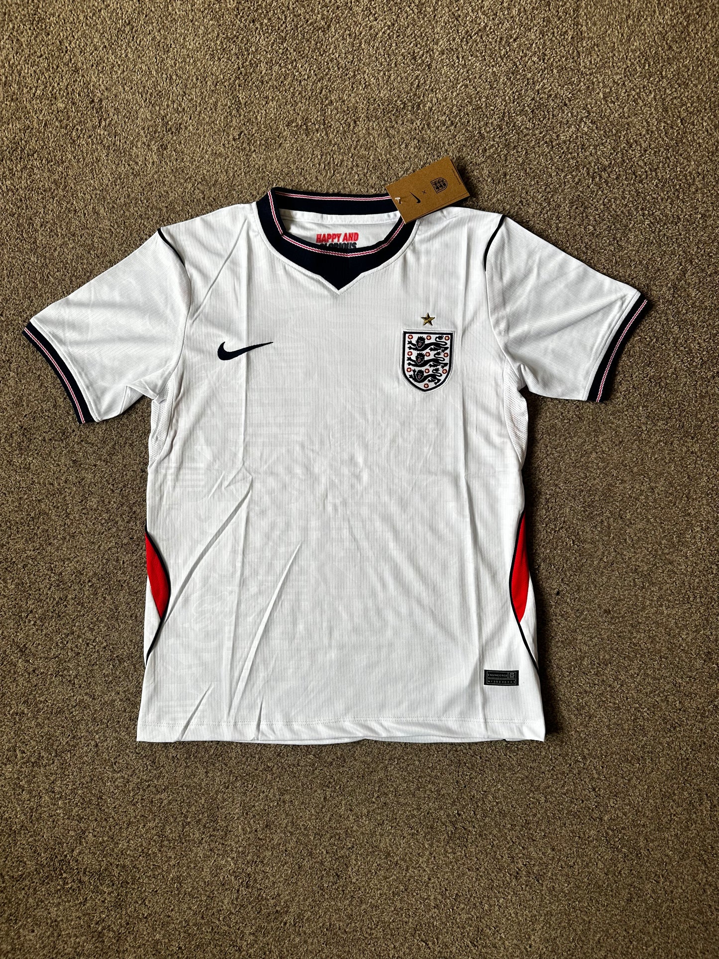 England 2026 Home Jersey - White/Black