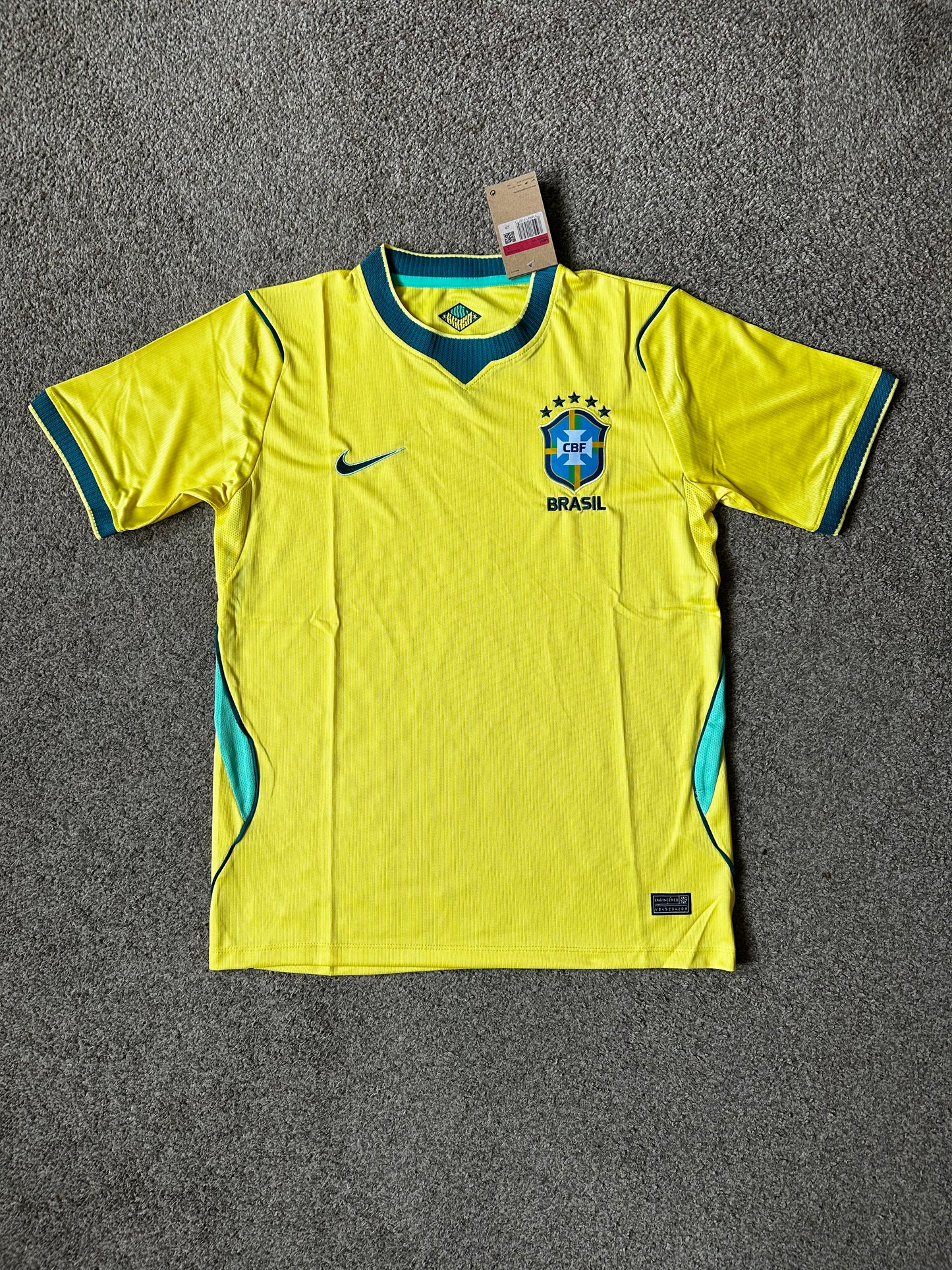 Brazil 2026 Home Jersey - Yellow/Teal