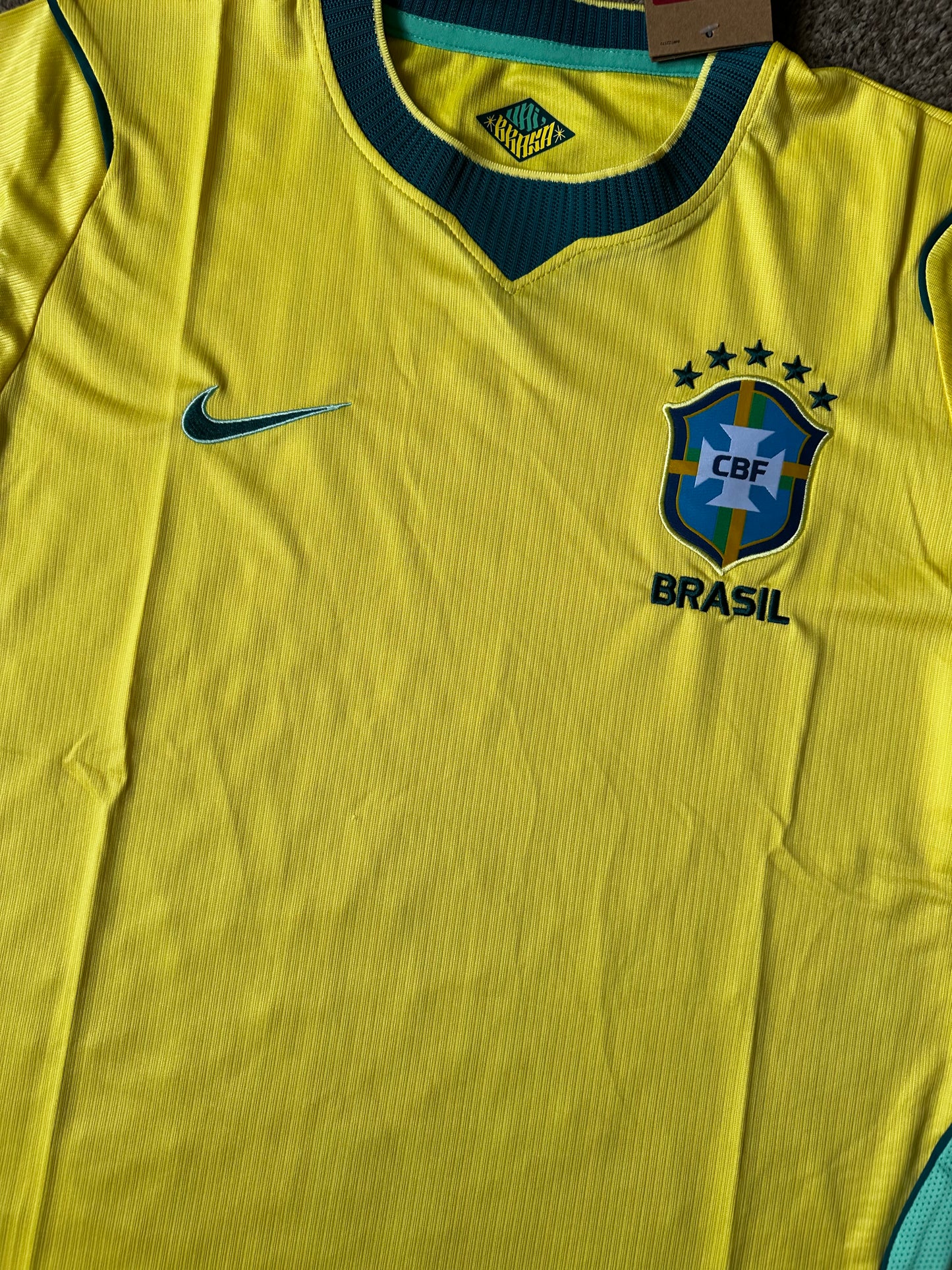 Brazil 2026 Home Jersey - Yellow/Teal
