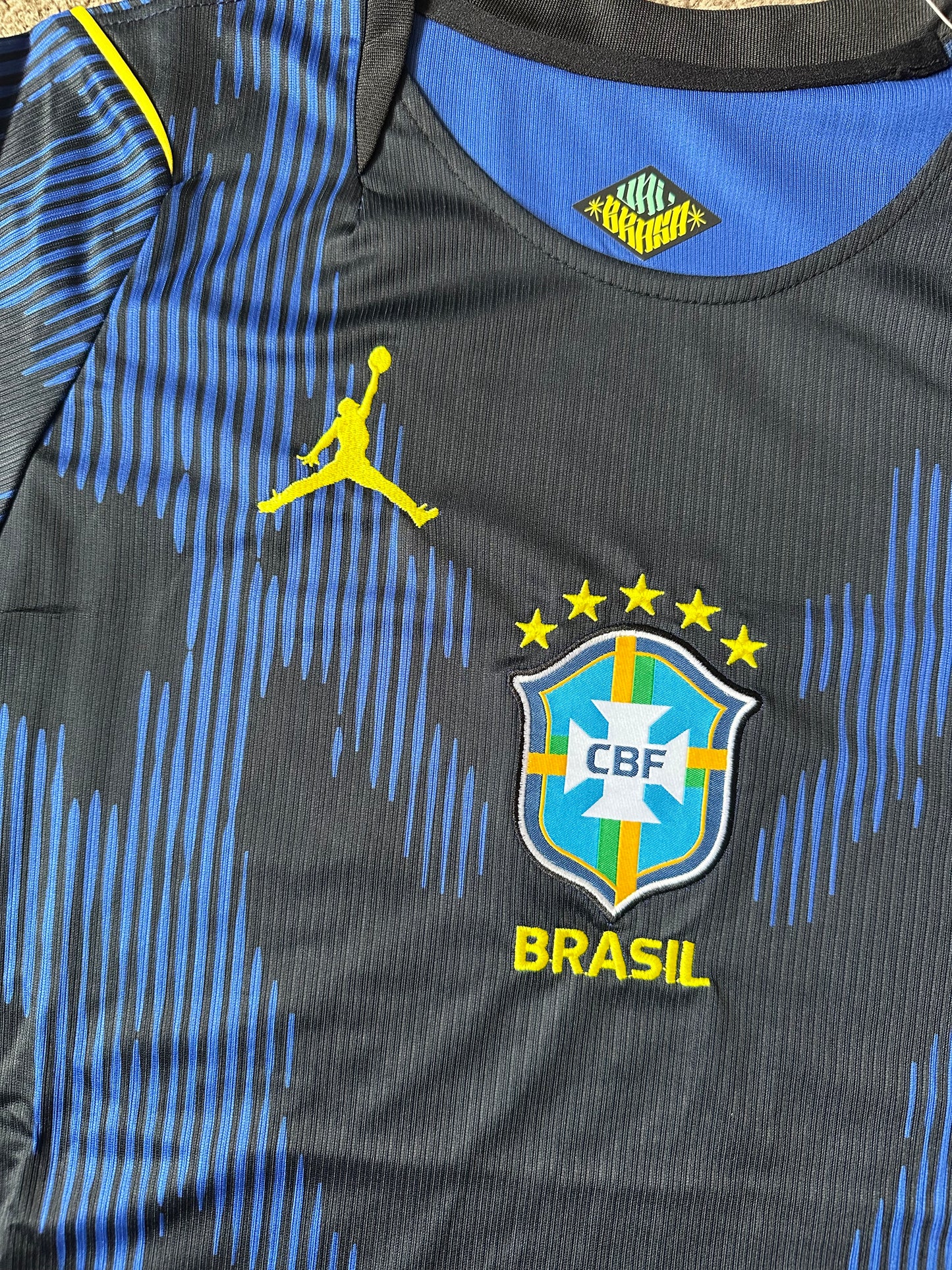 Brazil 2026 Away Shirt - Black/Blue