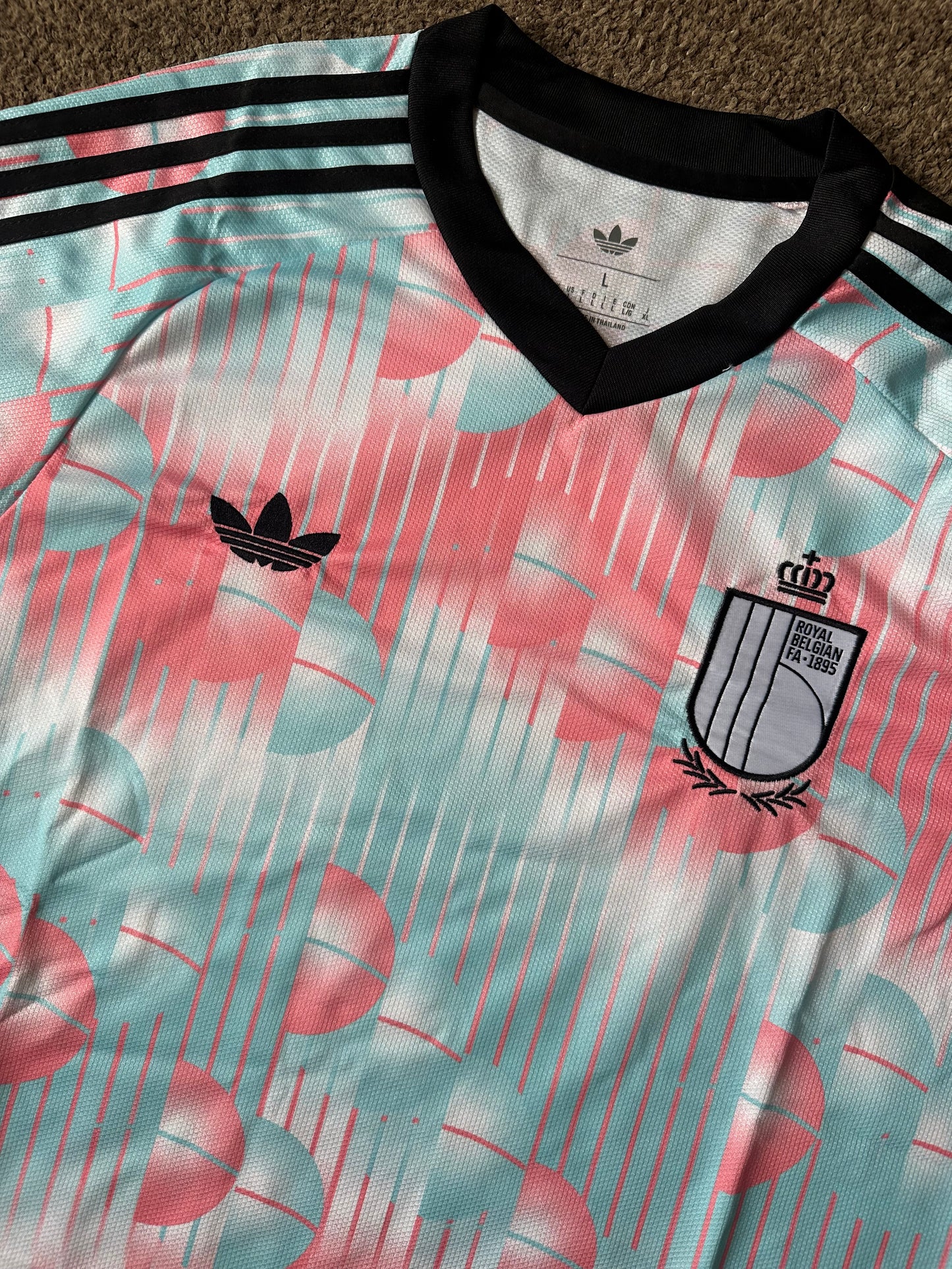 Belgium 2026 Away Jersey - Frozen Blue/Pink