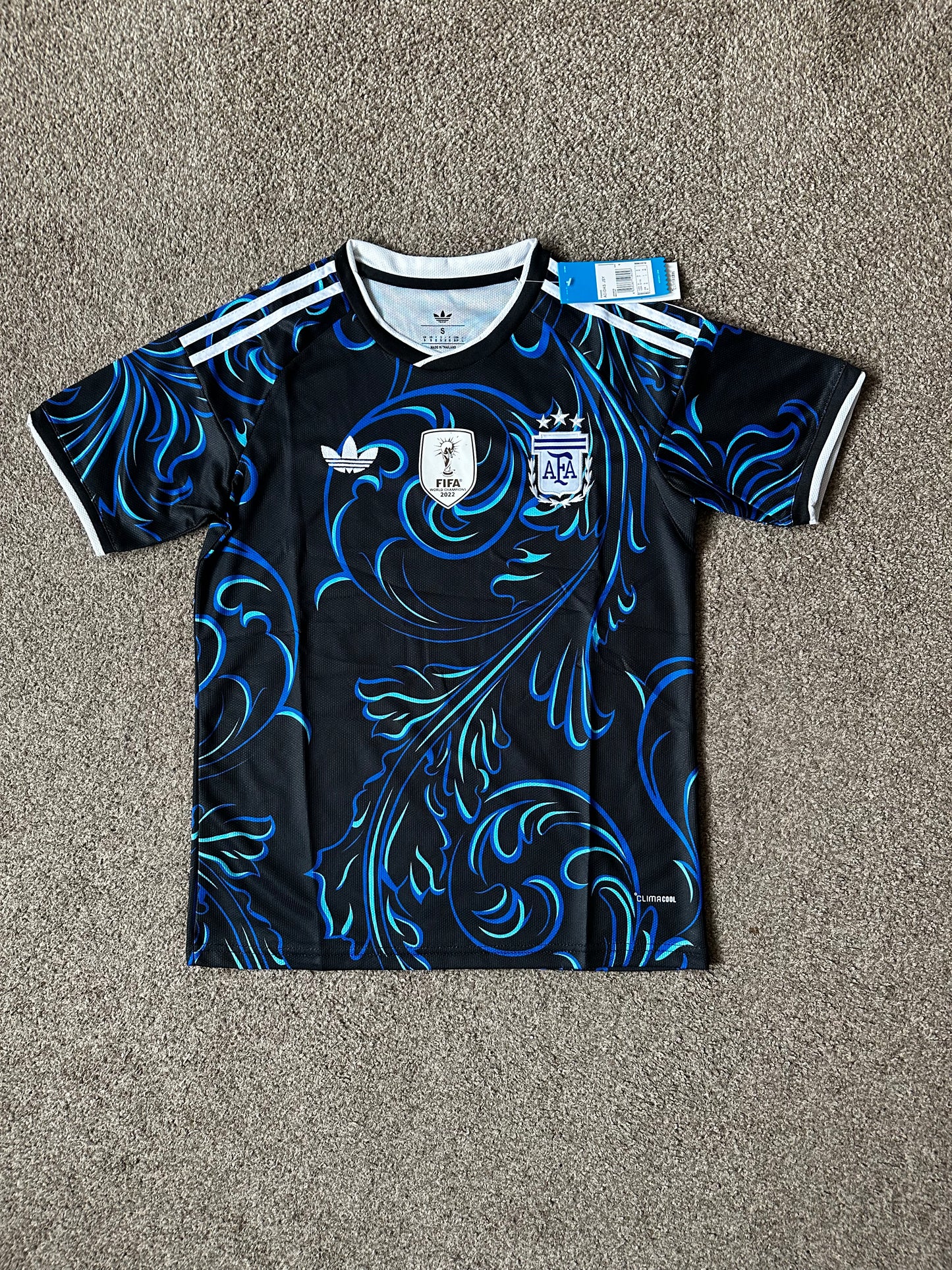 Argentina 2026 Away Shirt - Black/Blue