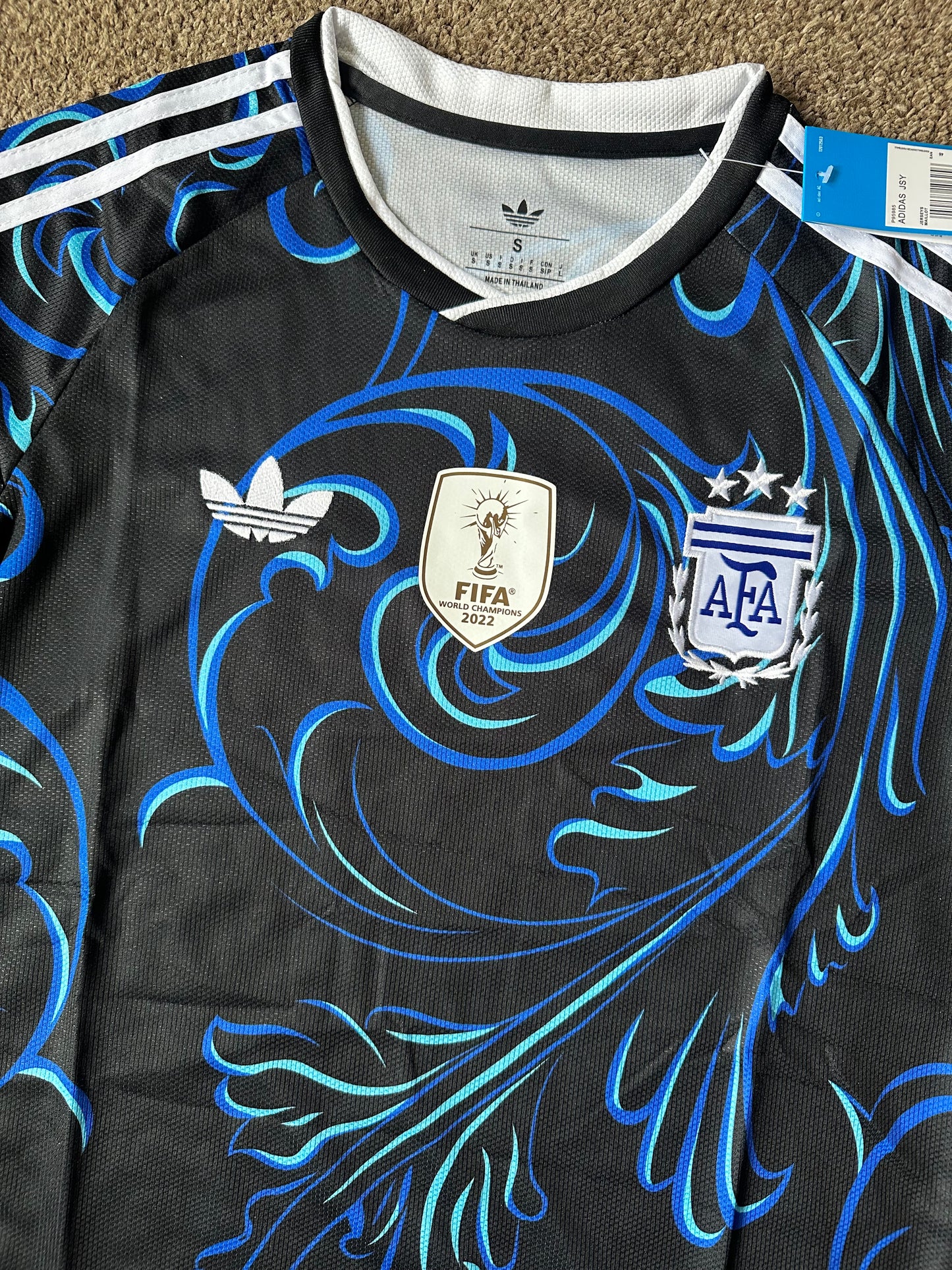 Argentina 2026 Away Shirt - Black/Blue