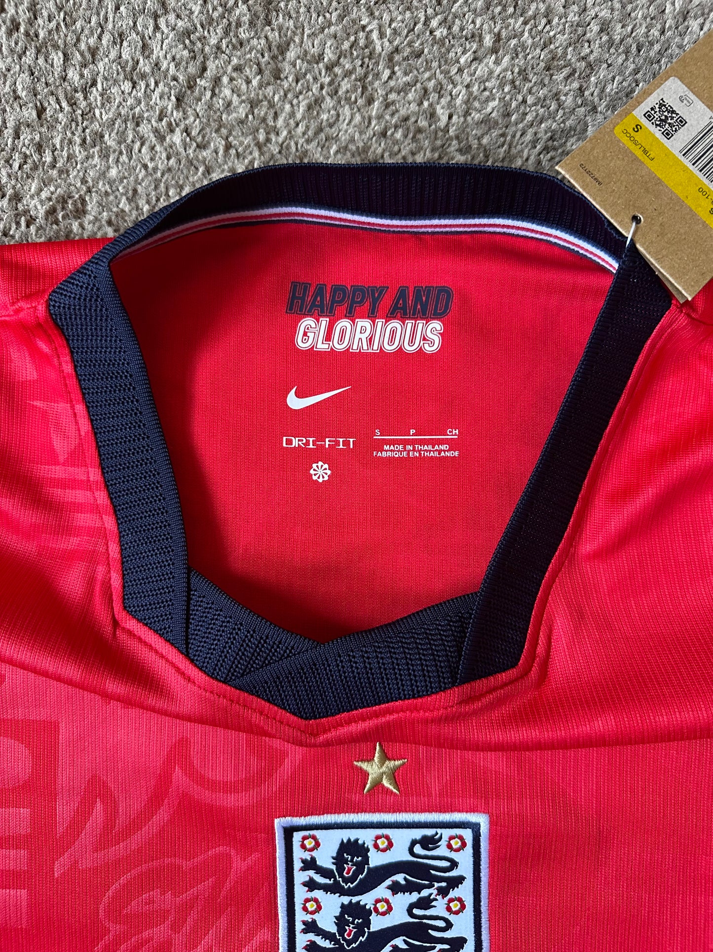 England 2026 Away Jersey - Red/Navy
