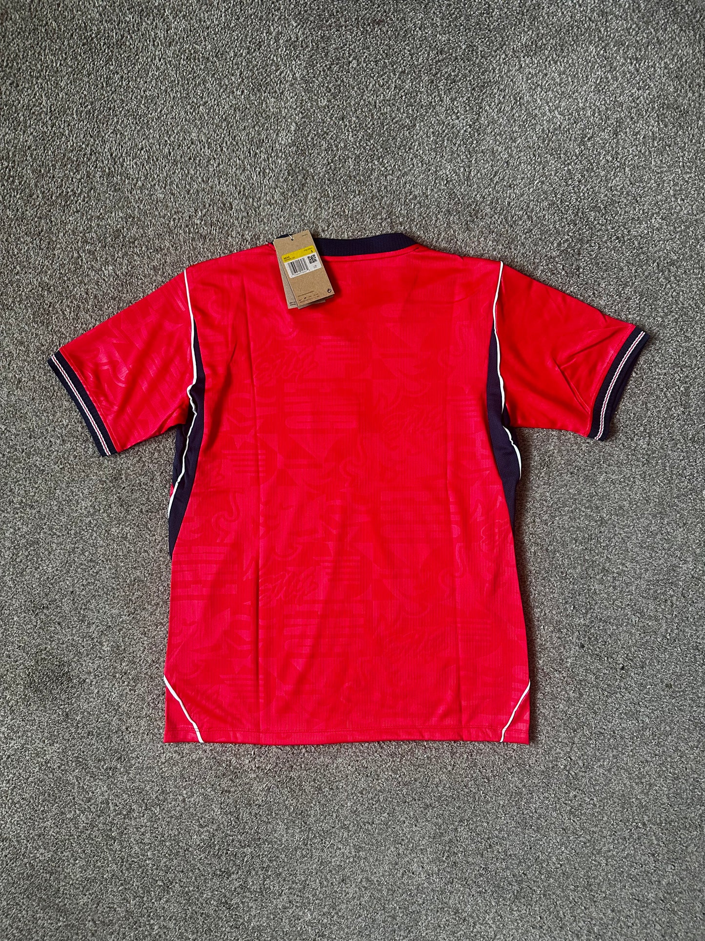 England 2026 Away Jersey - Red/Navy