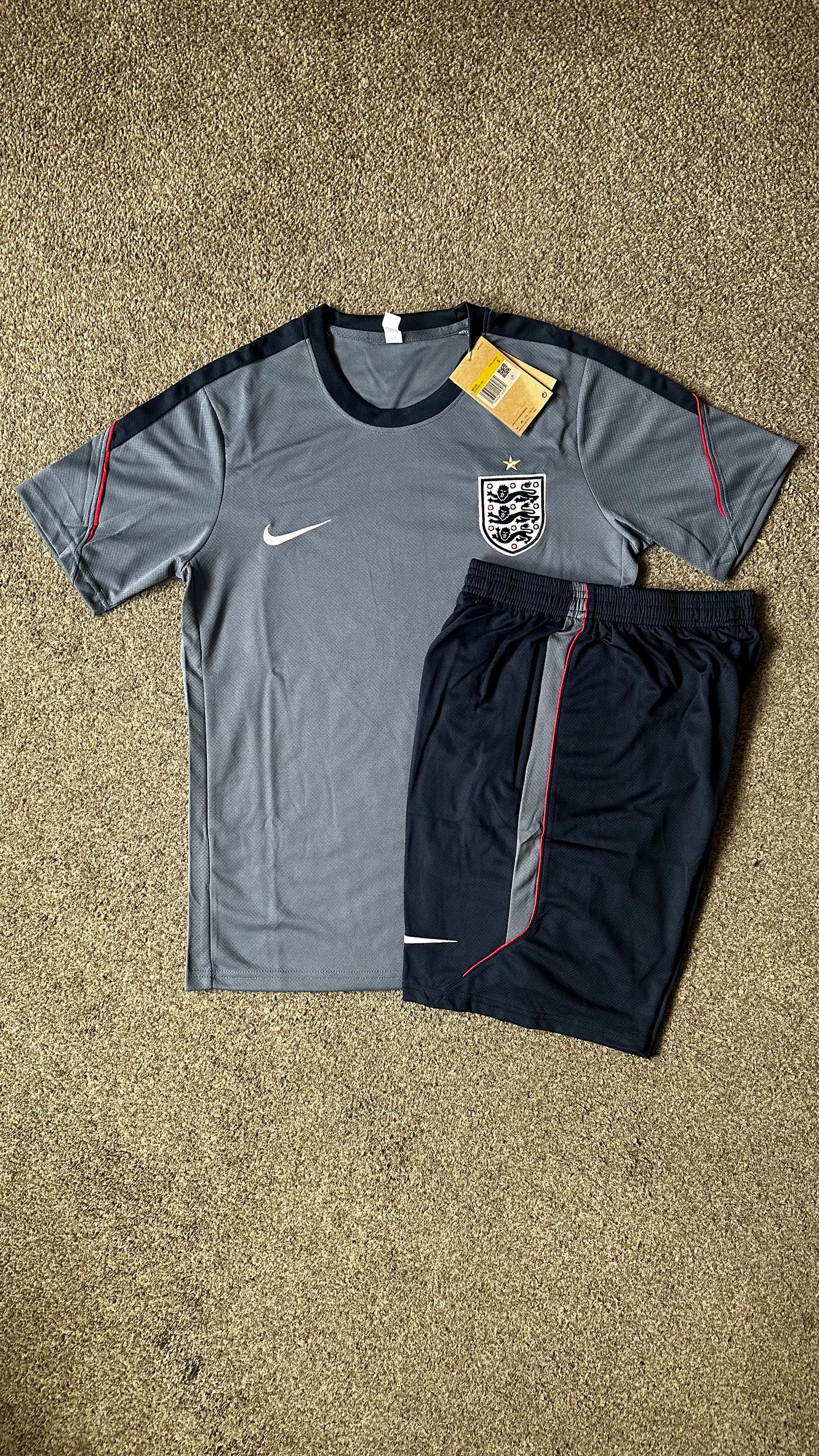 England 2026 Training Set Grey/Black