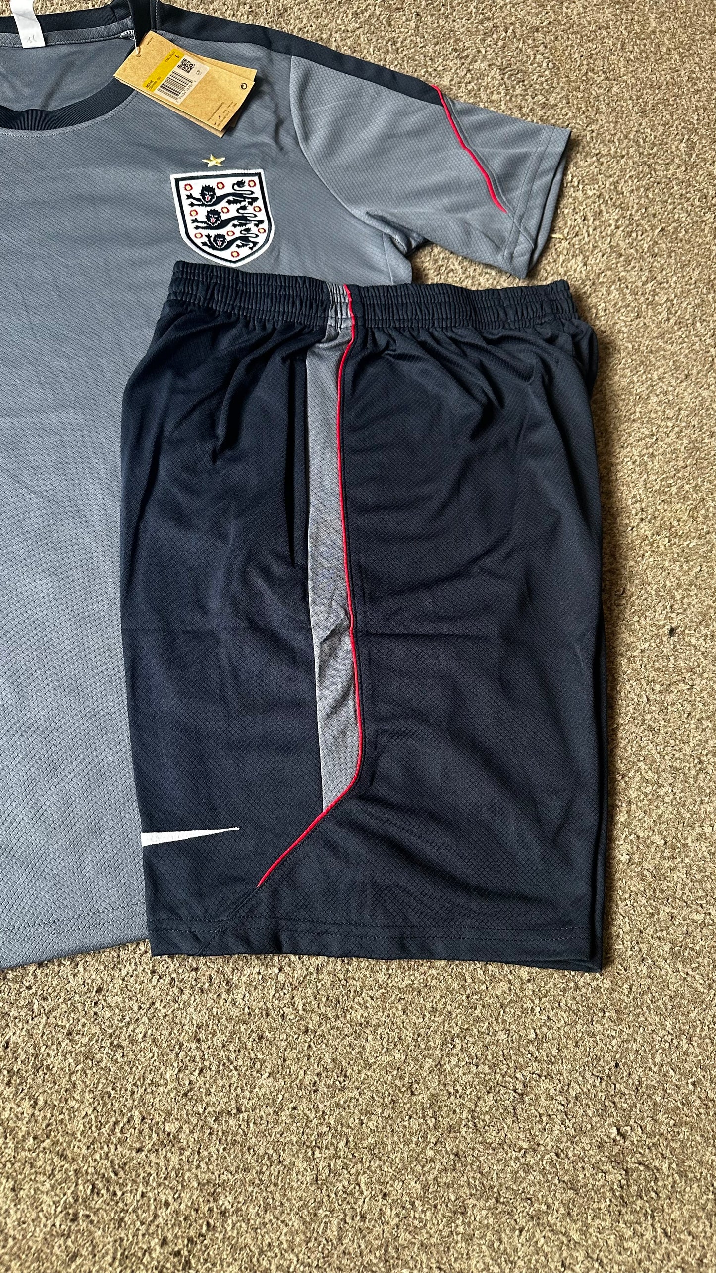 England 2026 Training Set Grey/Black