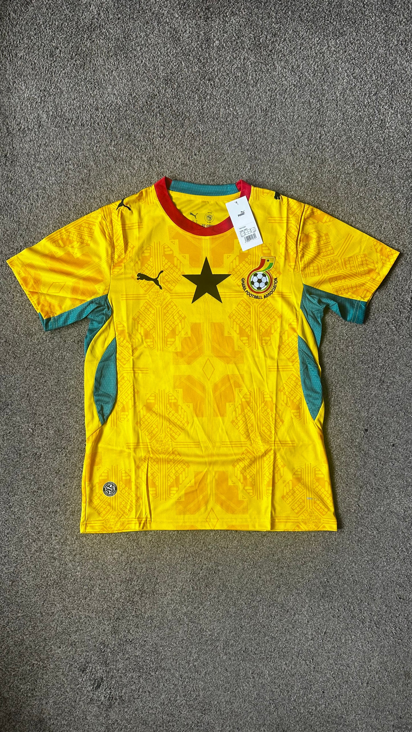 Ghana 2026 Away Jersey – Yellow/Gold