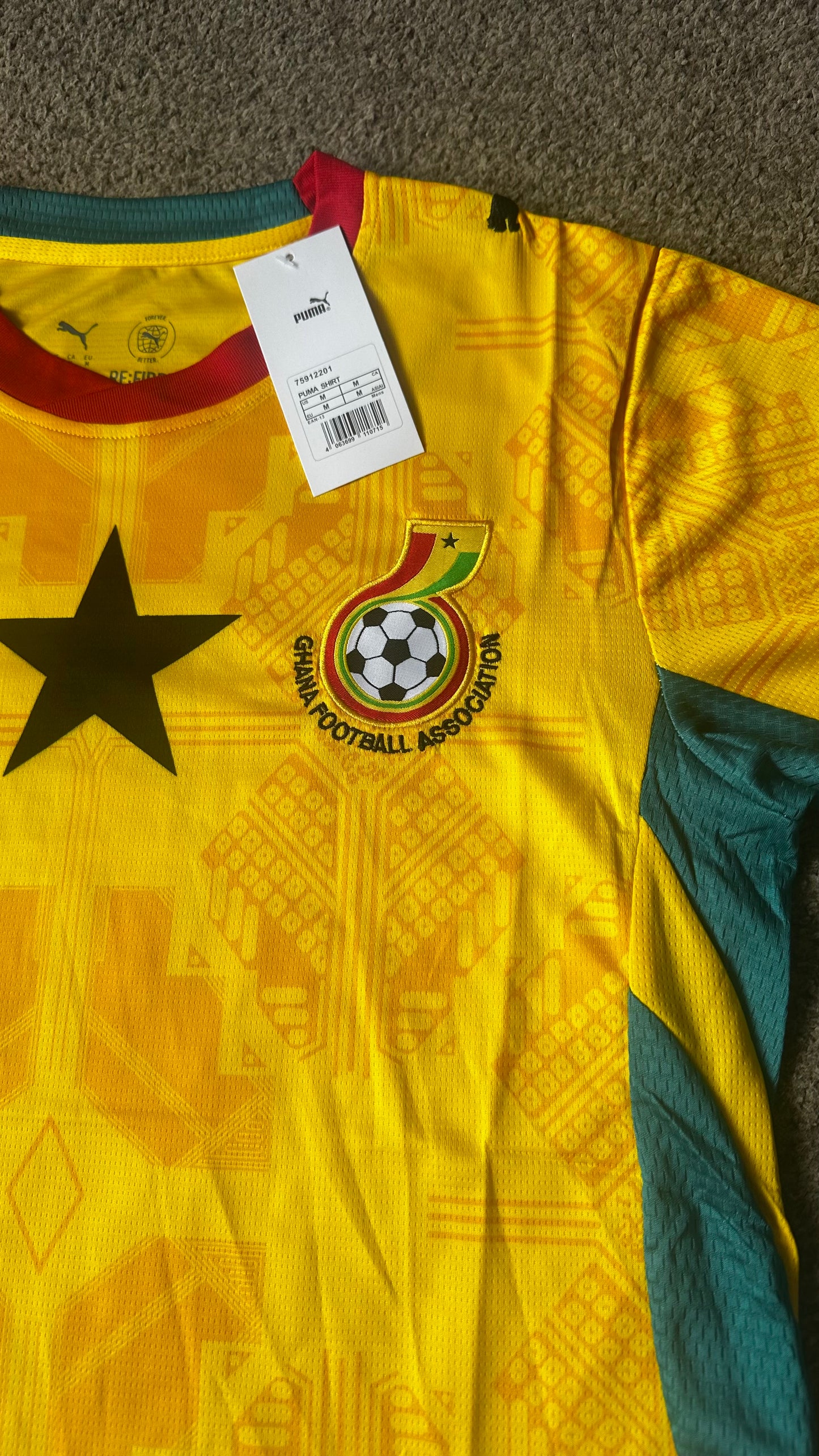 Ghana 2026 Away Jersey – Yellow/Gold