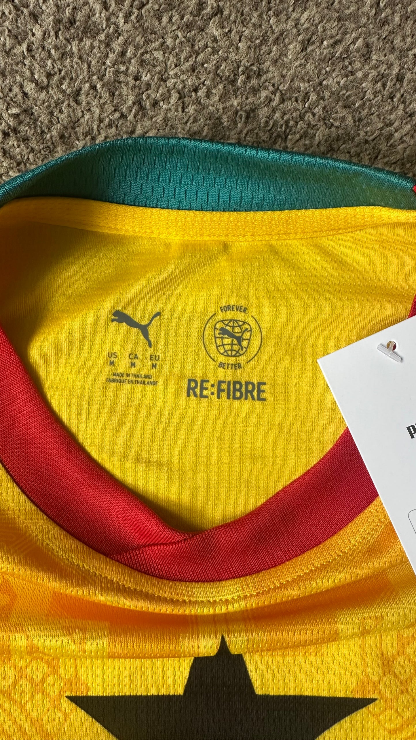 Ghana 2026 Away Jersey – Yellow/Gold