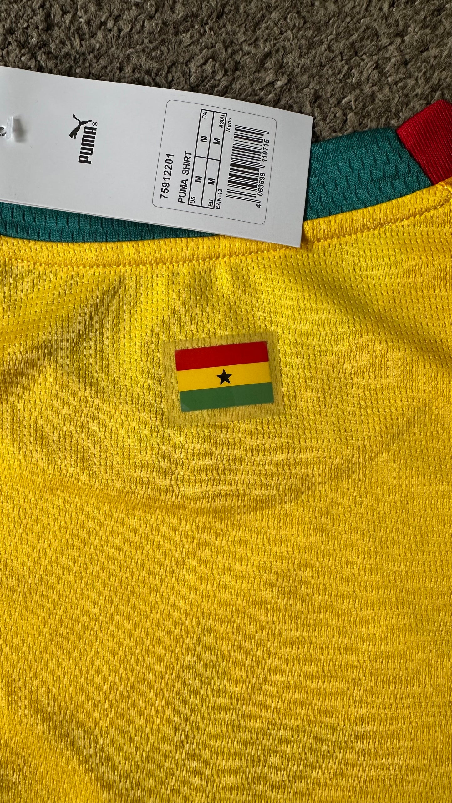 Ghana 2026 Away Jersey – Yellow/Gold