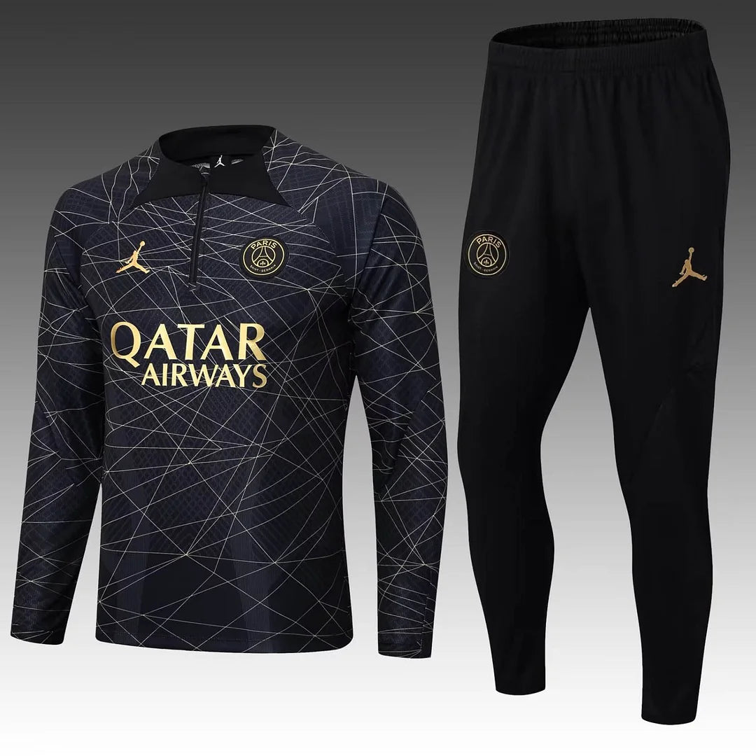 PSG Tracksuit 22/23 - Black/Gold