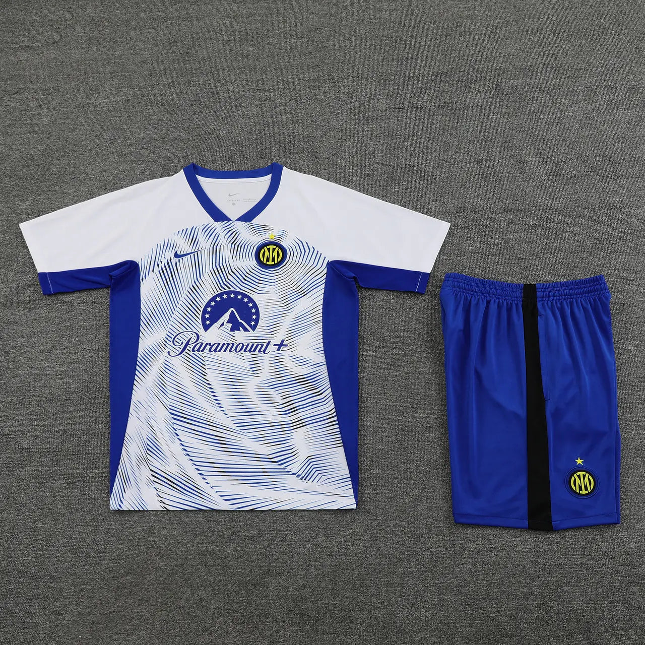 Inter Milan Top & Shorts Set - White/Blue
