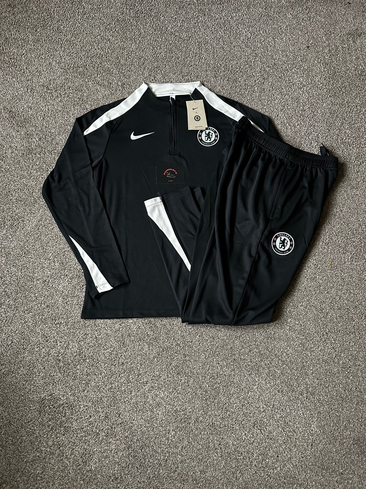 Chelsea Tracksuit 25/26 - Black/White