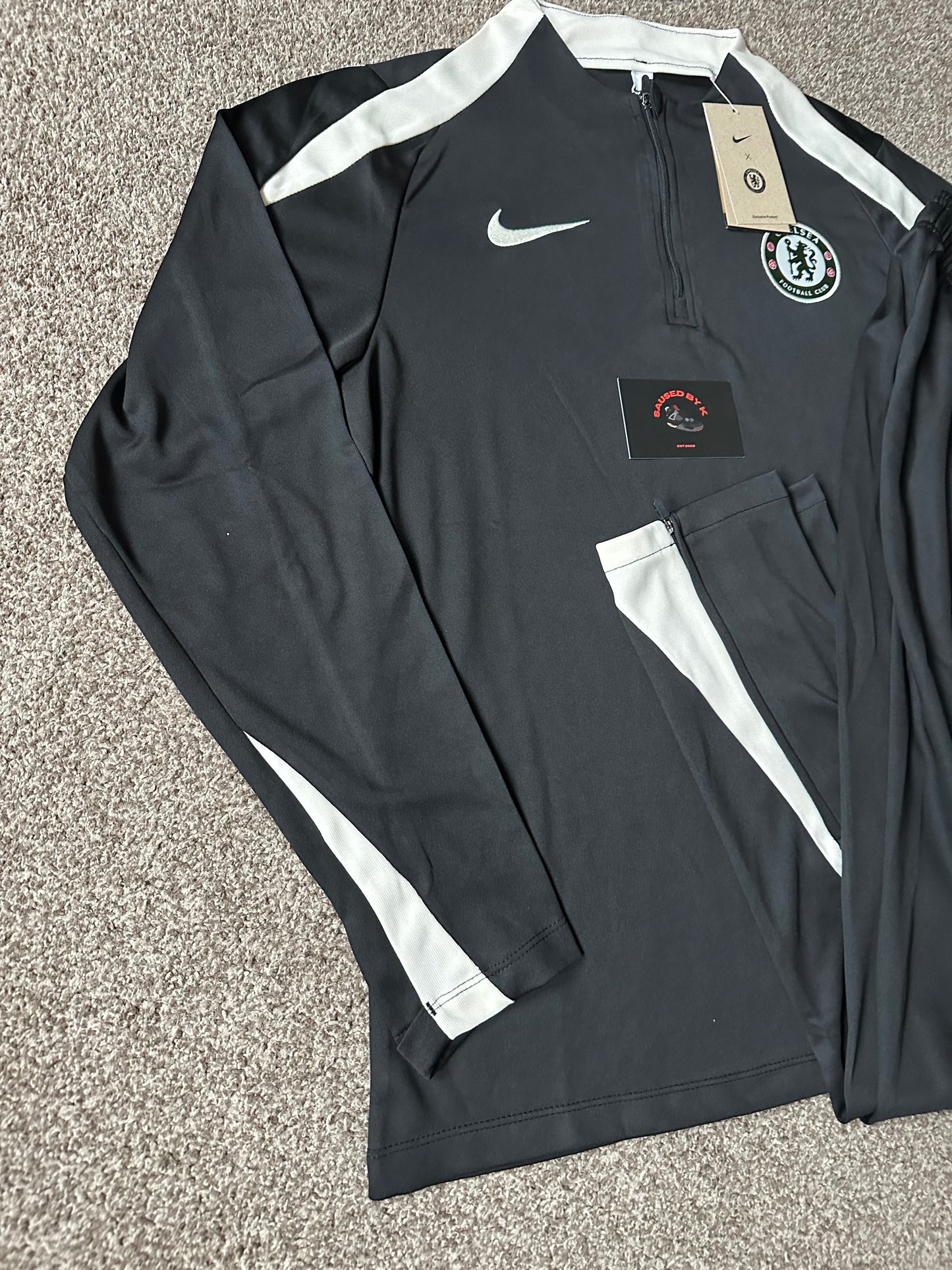 Chelsea Tracksuit 25/26 - Black/White