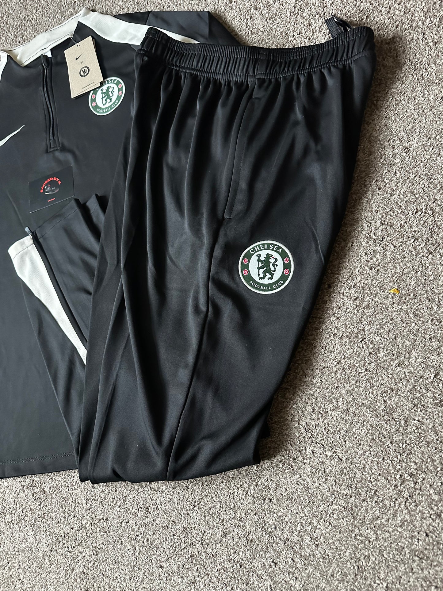 Chelsea Tracksuit 25/26 - Black/White