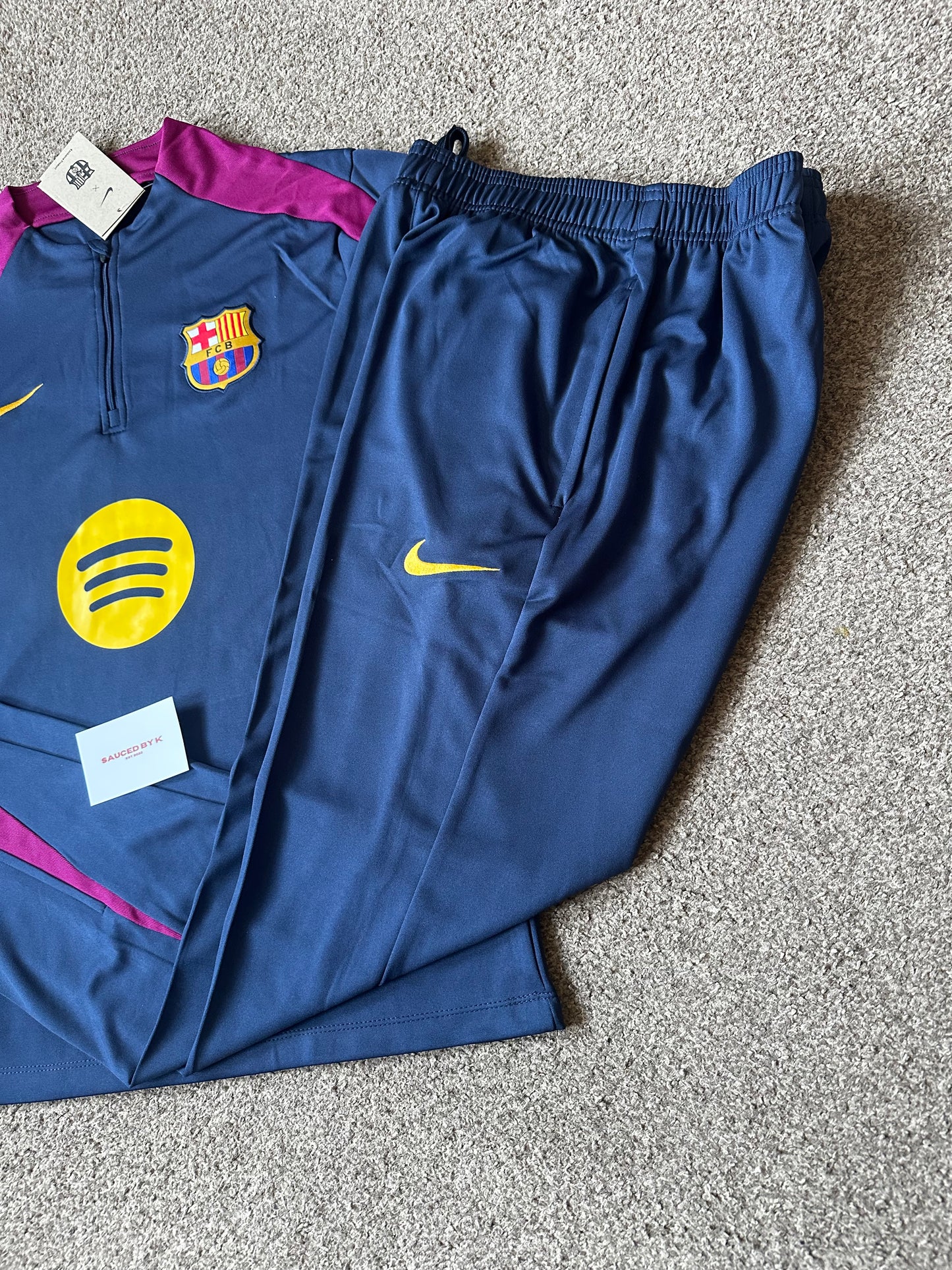 Barcelona Tracksuit 25/26 - Navy/Burgundy