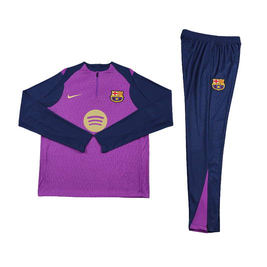 Barcelona Kids Tracksuit 25/26 - Purple/Navy