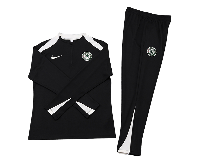 Chelsea Tracksuit 25/26 - Black/White