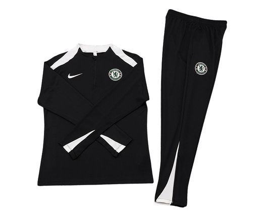 Chelsea Tracksuit 25/26 - Black/White