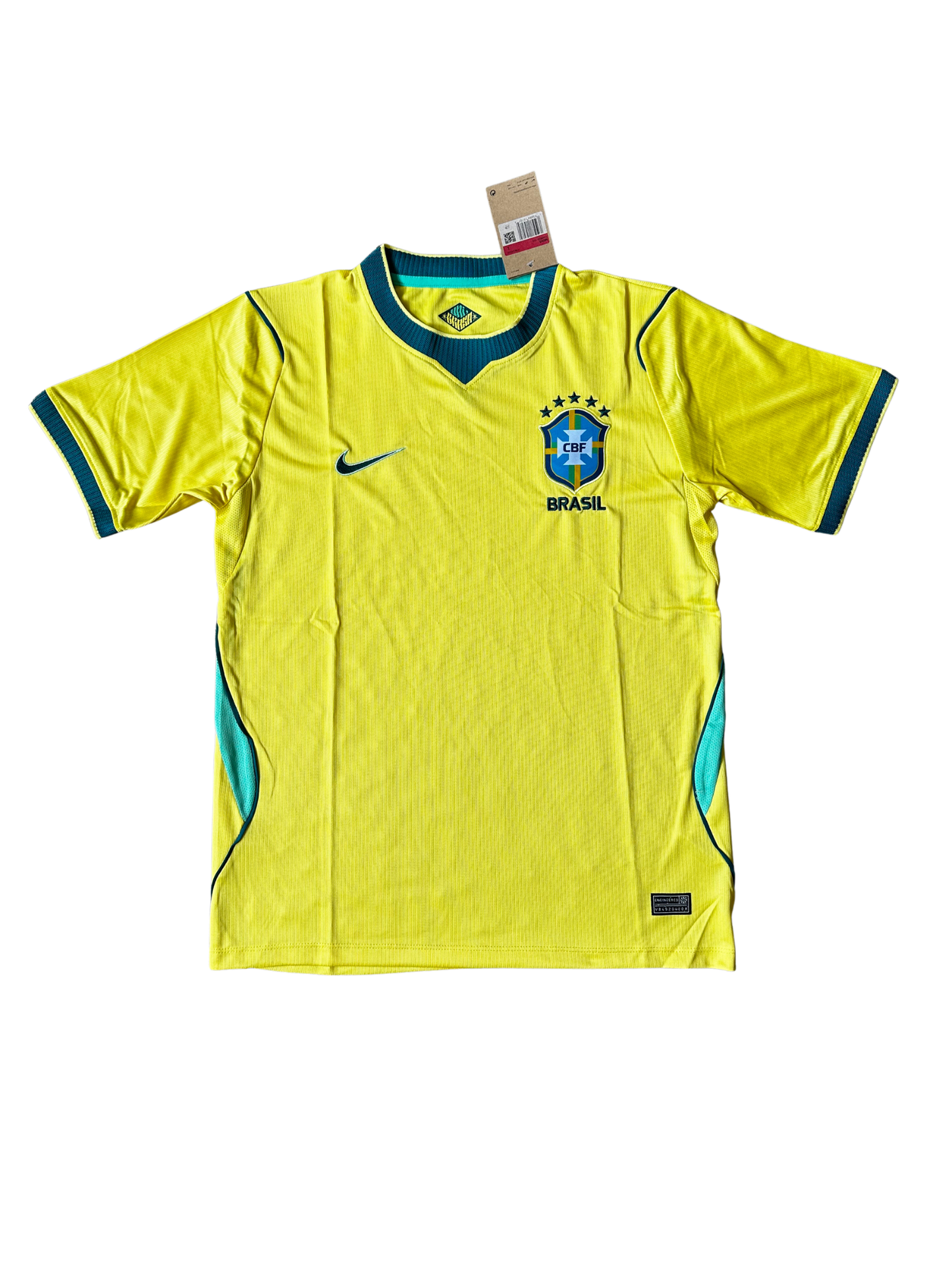Brazil 2026 Home Jersey - Yellow/Teal