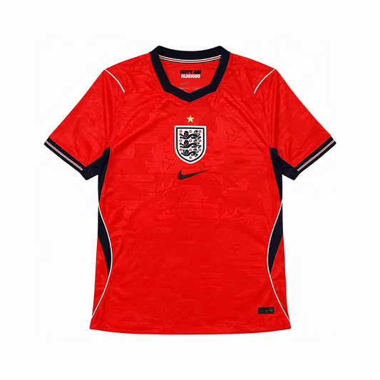 England 2026 Away Jersey - Red/Navy