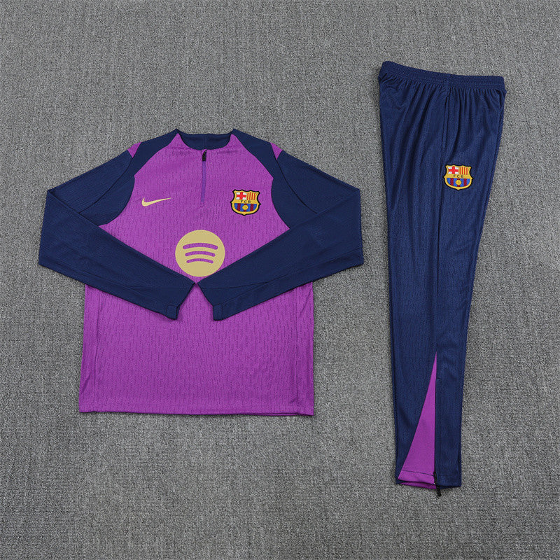 Barcelona Kids Tracksuit 25/26 - Purple/Navy